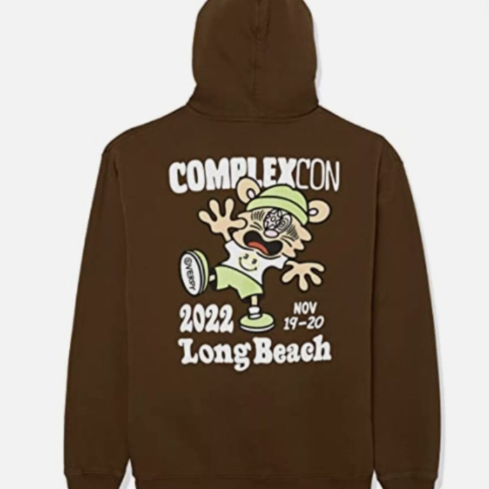 Complexcon X Verdy Logo Hoodie Brown Size M